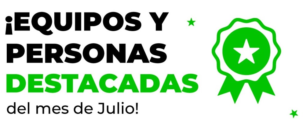 Equipos y Personas Destacadas Julio