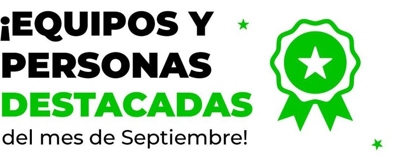 Equipos y Personas Destacadas Septiembre